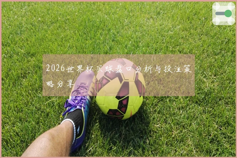 2026世界杯买球盘口分析与投注策略分享